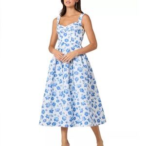 Shoshanna Ophelia Midi Dress NWT SIZE 6